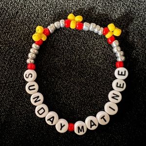 Taylor Swift Sunday matinee friendship bracelet